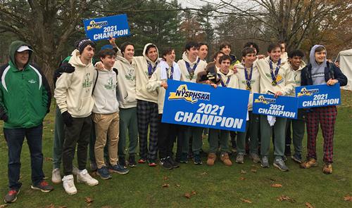 Boys Cross County Team Group Photo