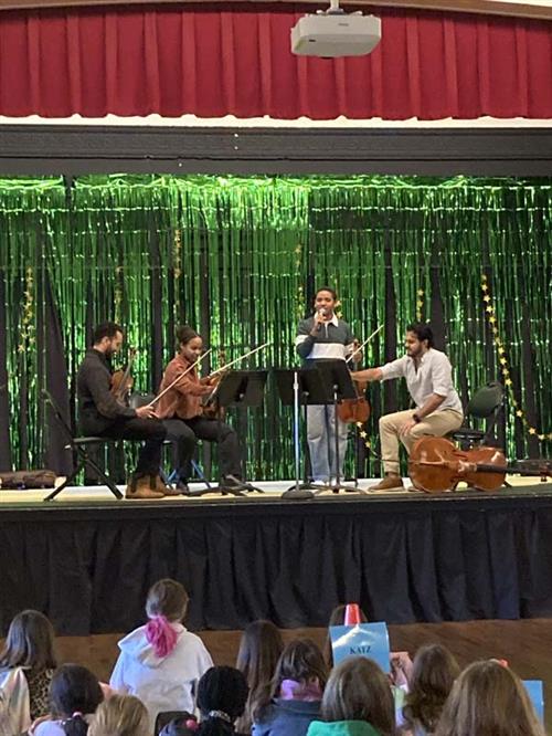 Students during performance.