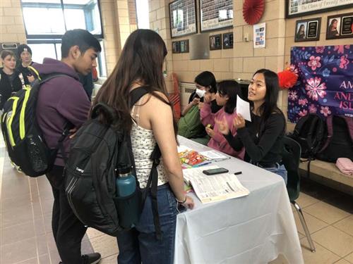Irvington High School Asian American Club Members